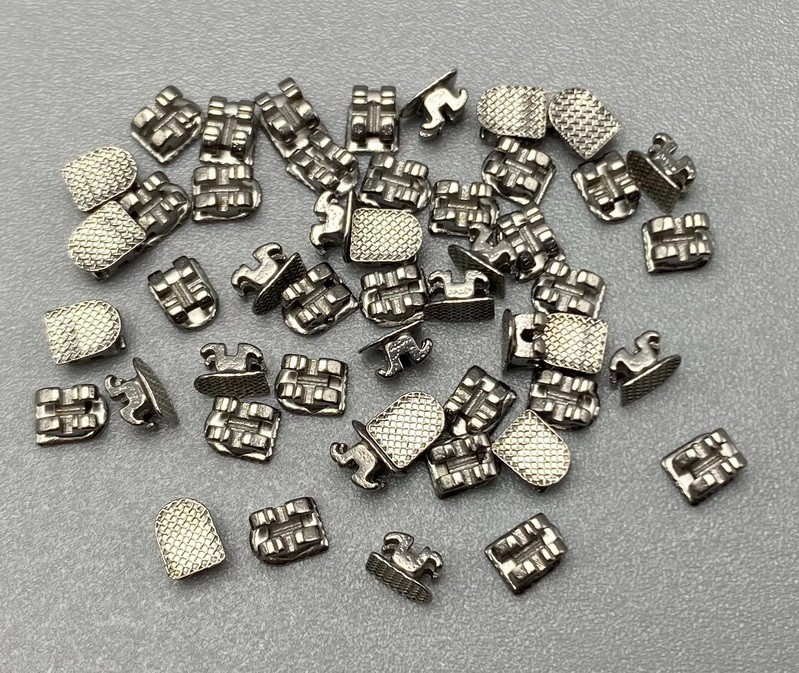 100 Pcs Dental Orthodontic Metal Brackets Mini Roth 022 345 Hooks Braces In Bulk