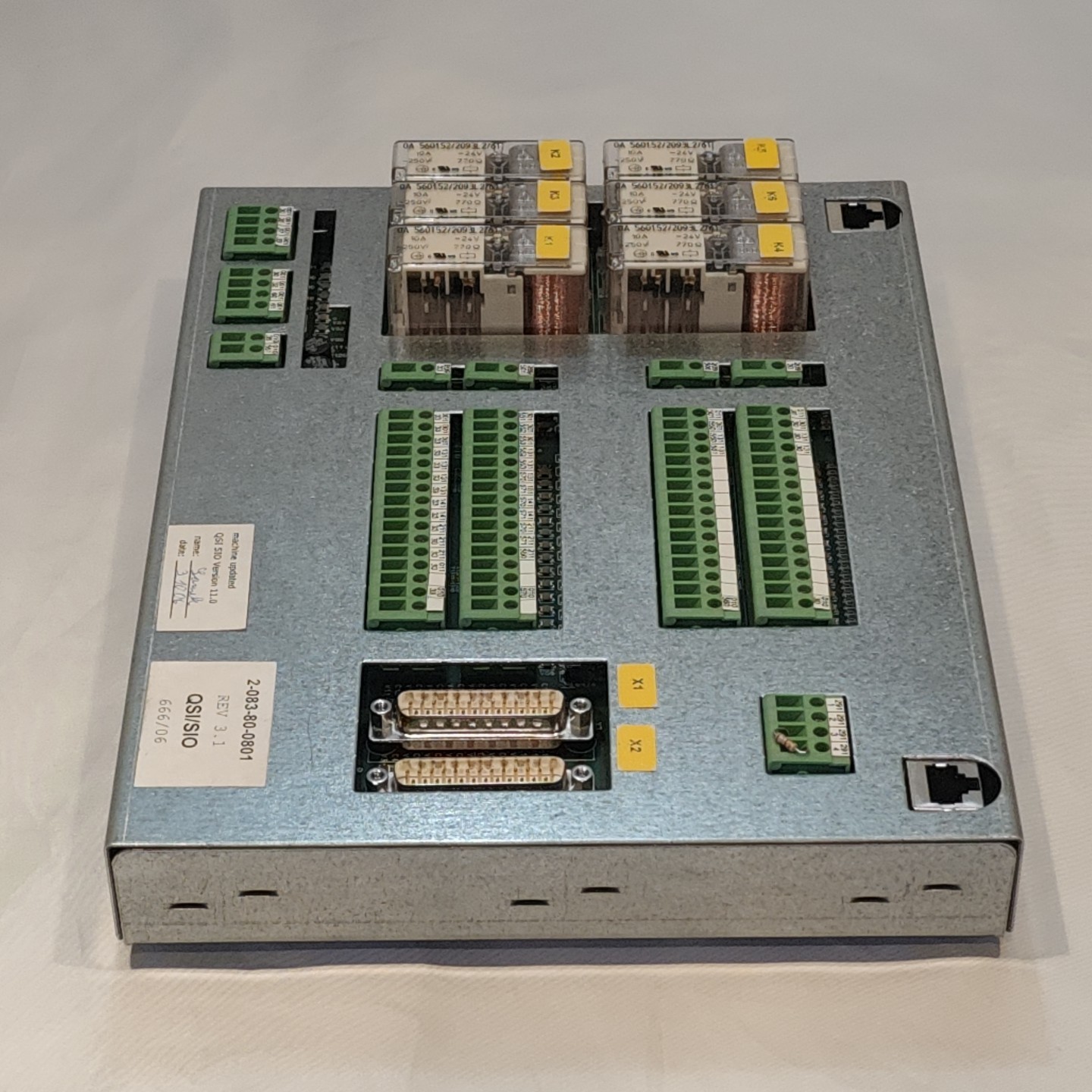 Homag 2-083-80-0801 Rev 3.1 Controller QSI/SIO Version 11.0 Brandt Edge Bander
