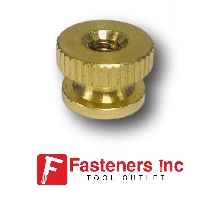 Solid Brass Knurled Thumb Nuts – All Sizes & Quantities