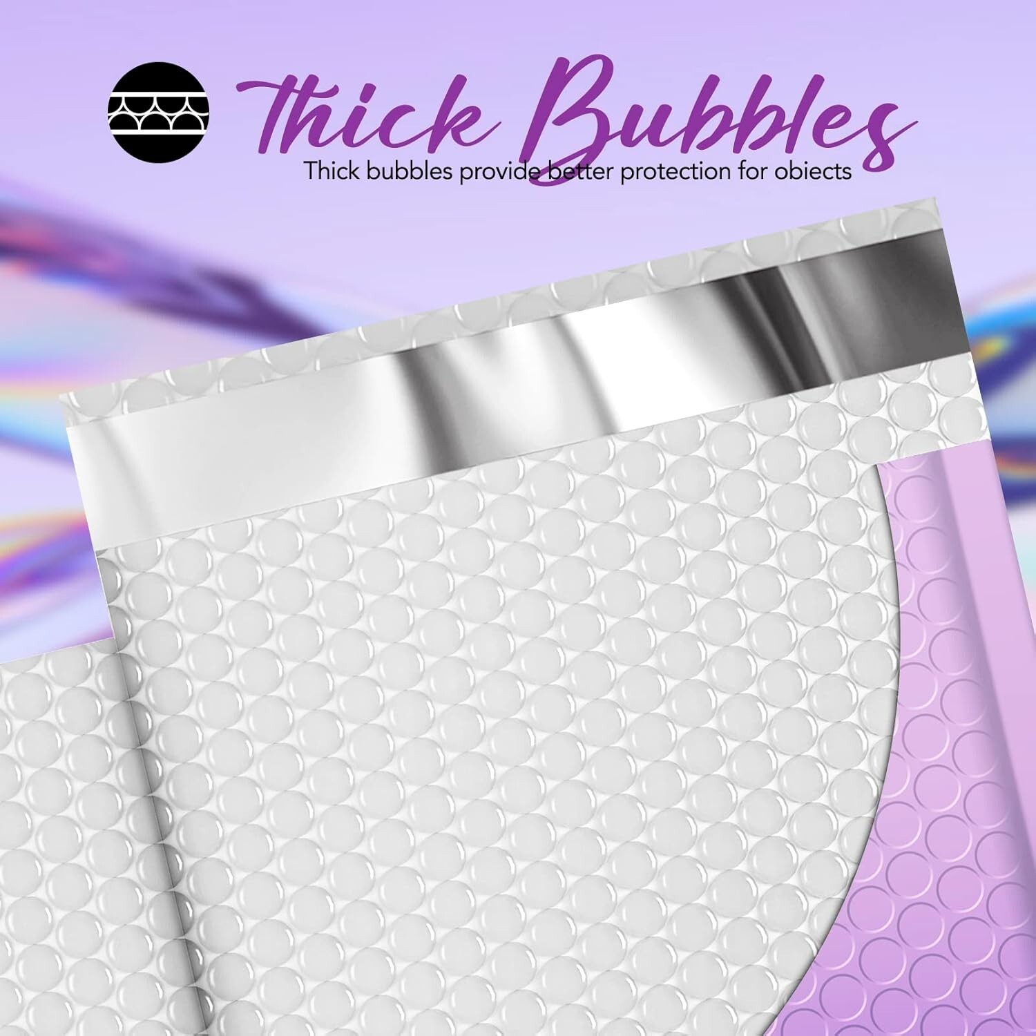 Cute Design Poly Bubble Mailers Padded Envelopes Bubble Envelopes Gradient Color