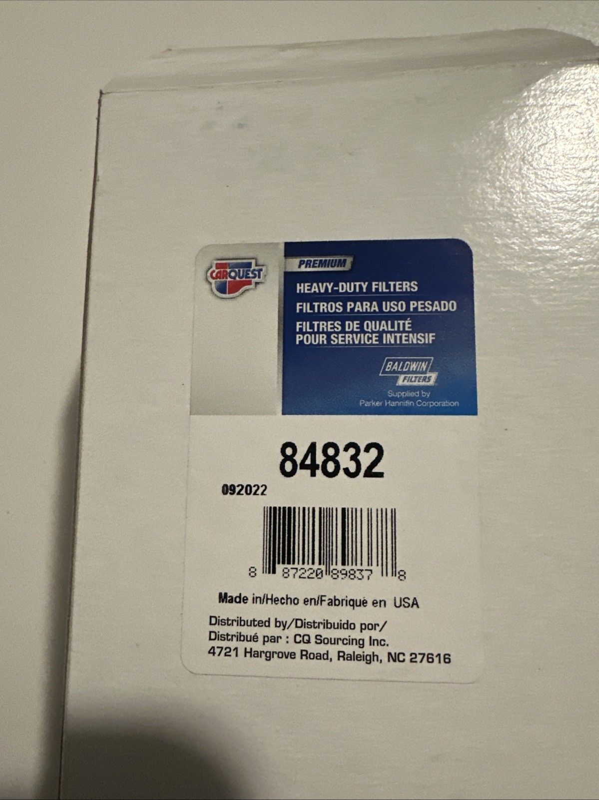 Carquest Premium HD Hydraulic Filter 84832