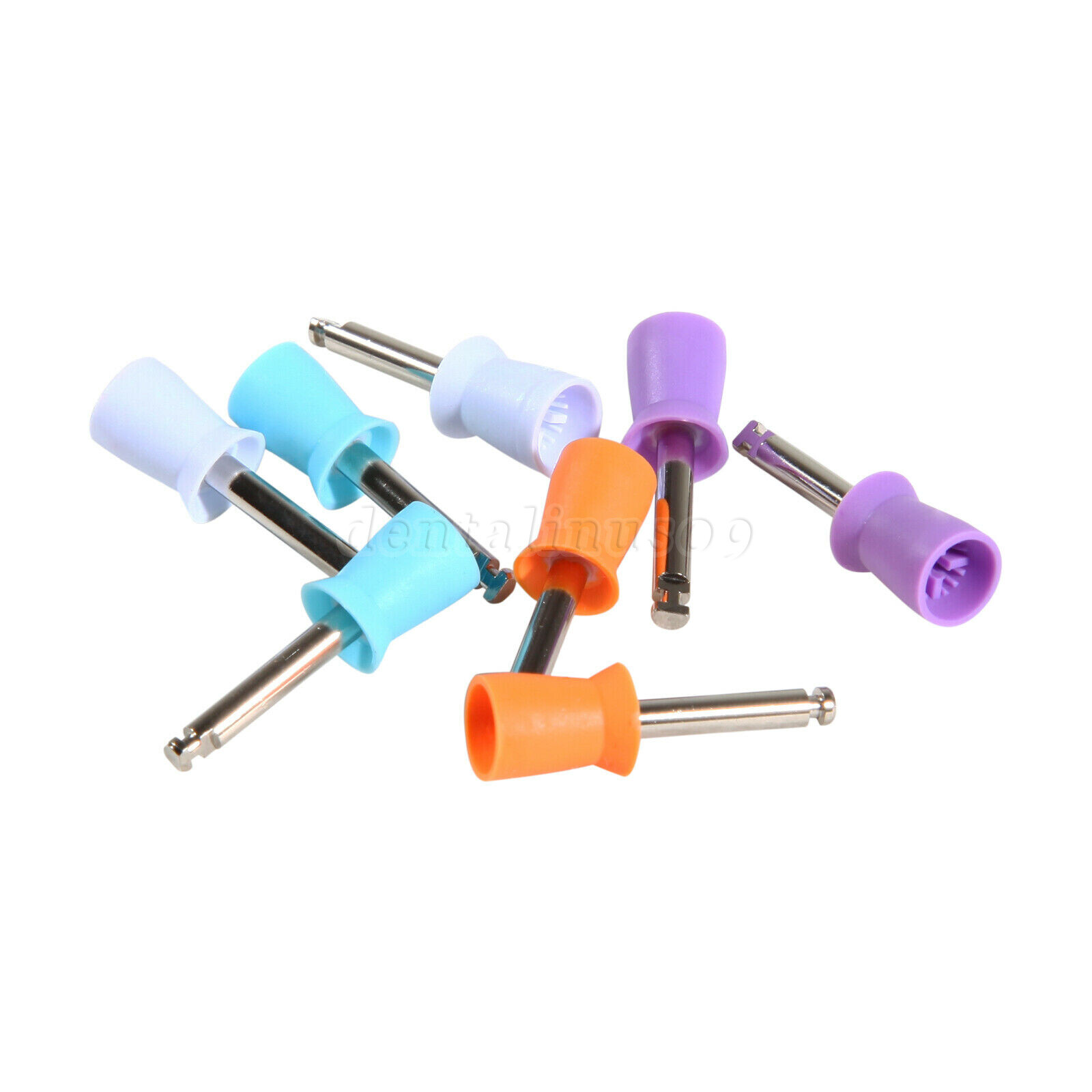100PCS Mixed Colors Dental Prophy Tooth Polishing Cups Latch Type Rubber SA