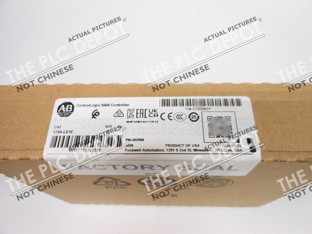2026 SEALED Allen Bradley 1756-L81E Series /B ControlLogix [REAL US SELLER] #QTY