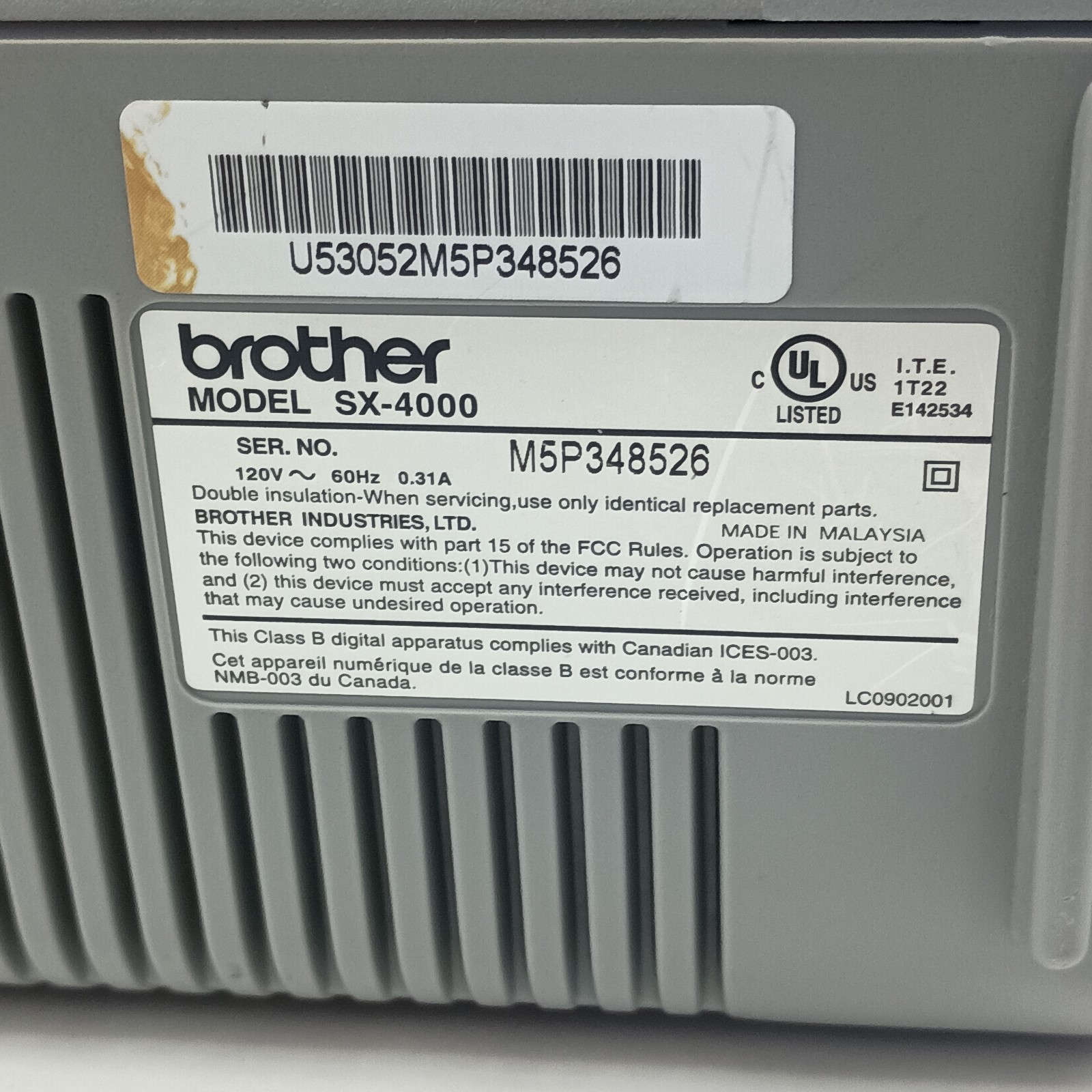 Brother SX-4000 Electronic Electric Typewriter – Working