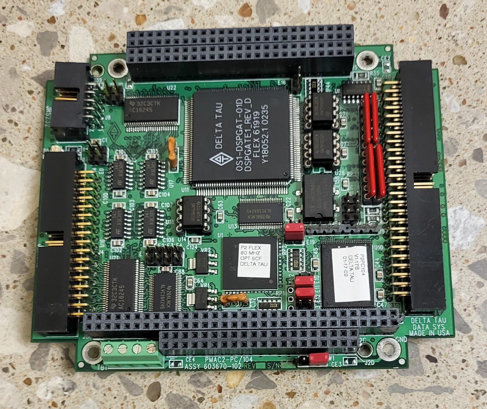 PMAC2-PC/104 Motion Controller 603670-102 80Mhz OPT 5CF