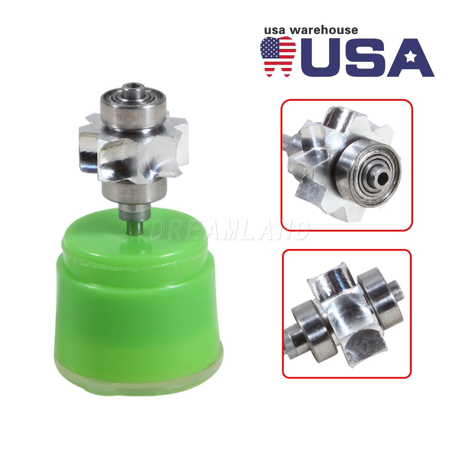Dental Turbine Cartridge Rotor for Yabangbang High Speed Handpiece Replacement