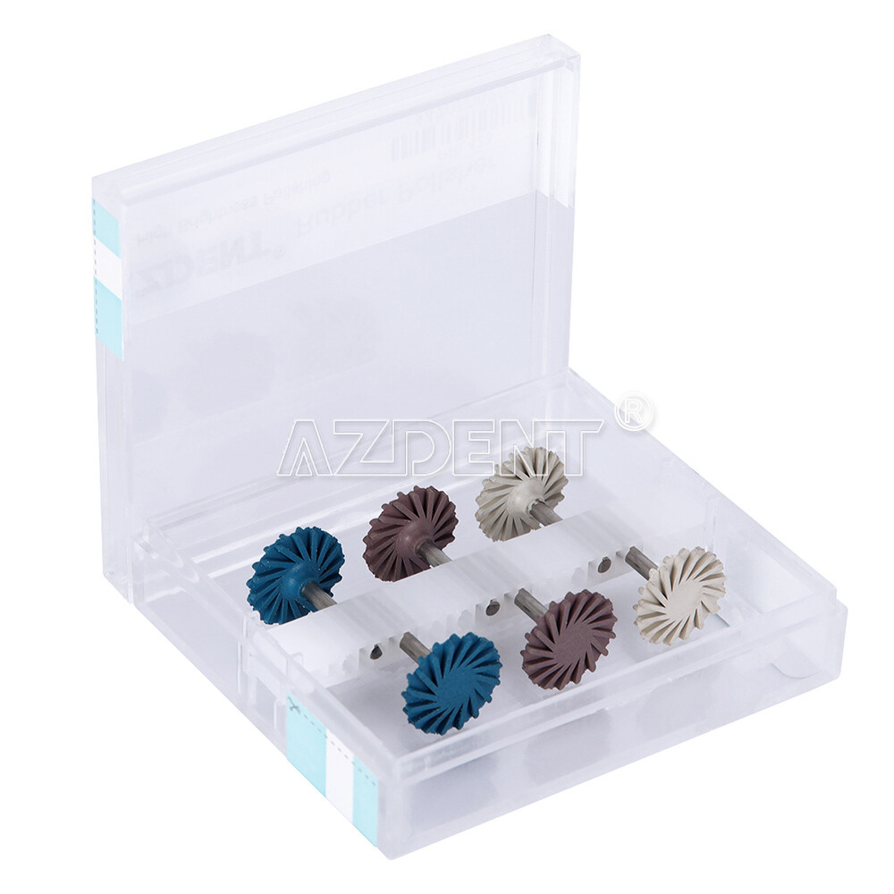 Dental Composite Polishing Kit Diamond RA HP Polisher Burs F Contra Angle 2.35mm