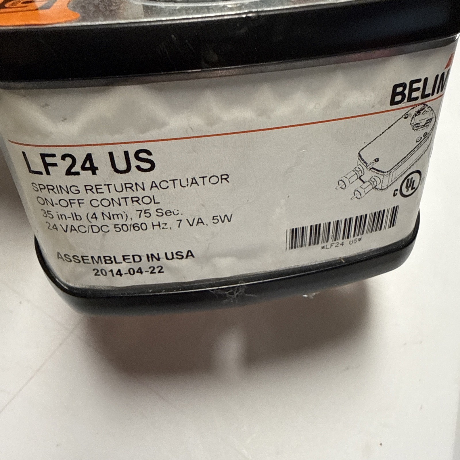 BELIMO LF24 US Spring Return Damper Actuators New
