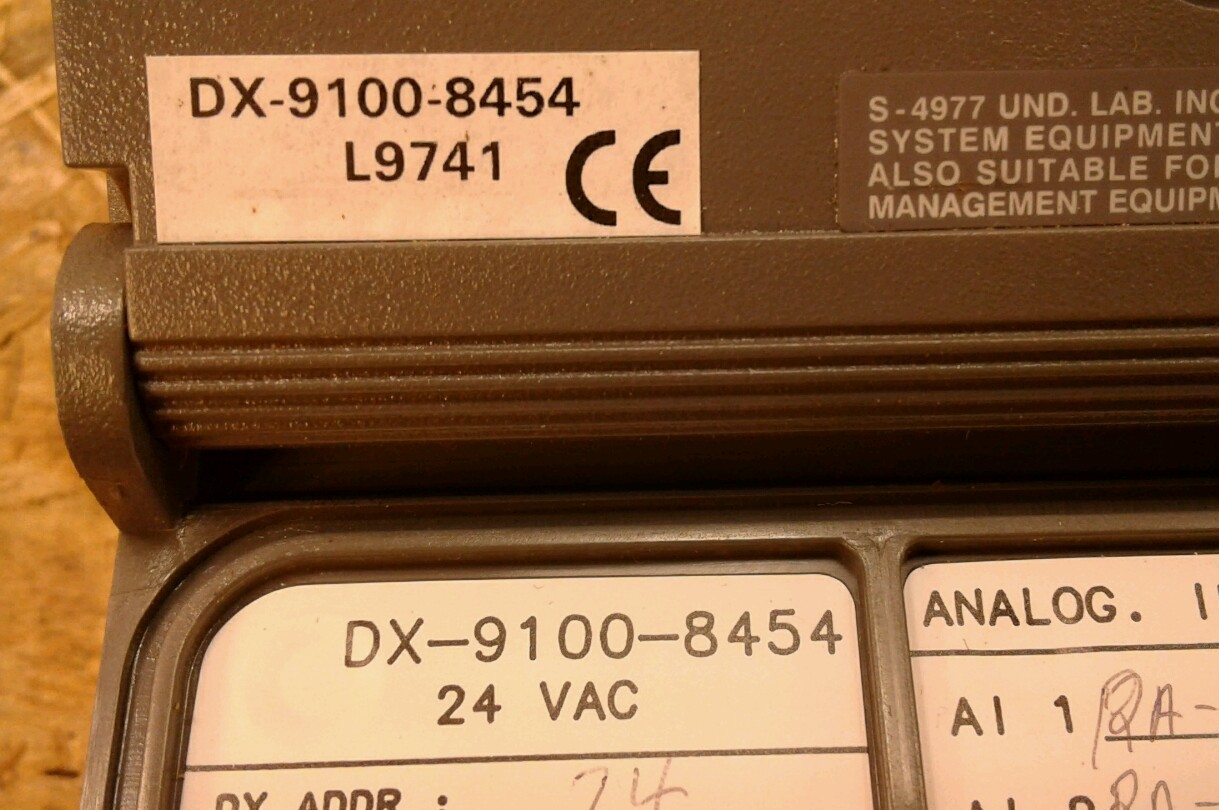 Johnson controls Metasys DX-9100-8454 Controller Energy Manager. 5E