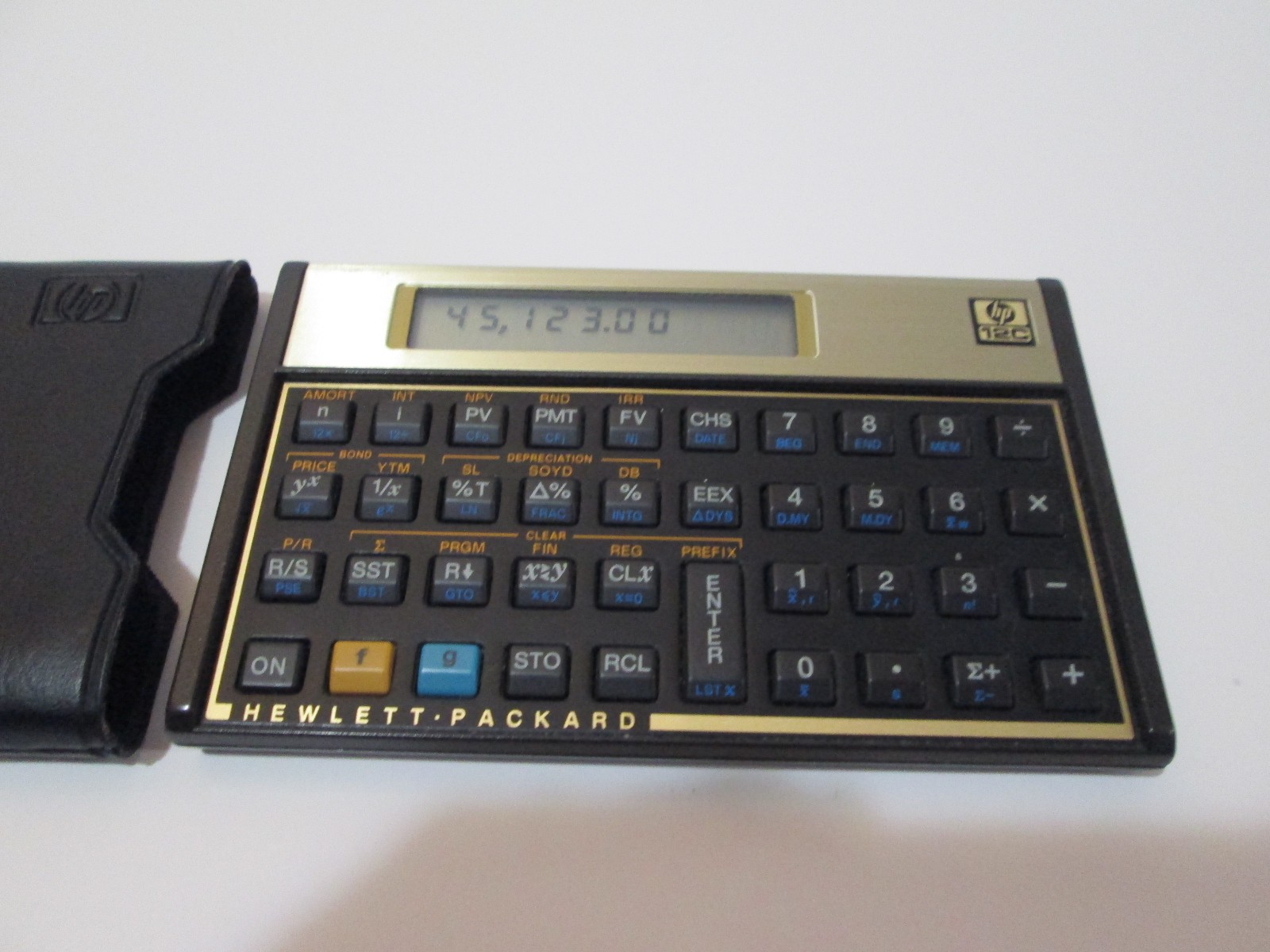 Vintage HP 12C Financial Programmable Calculator Made in Malaysia With Case