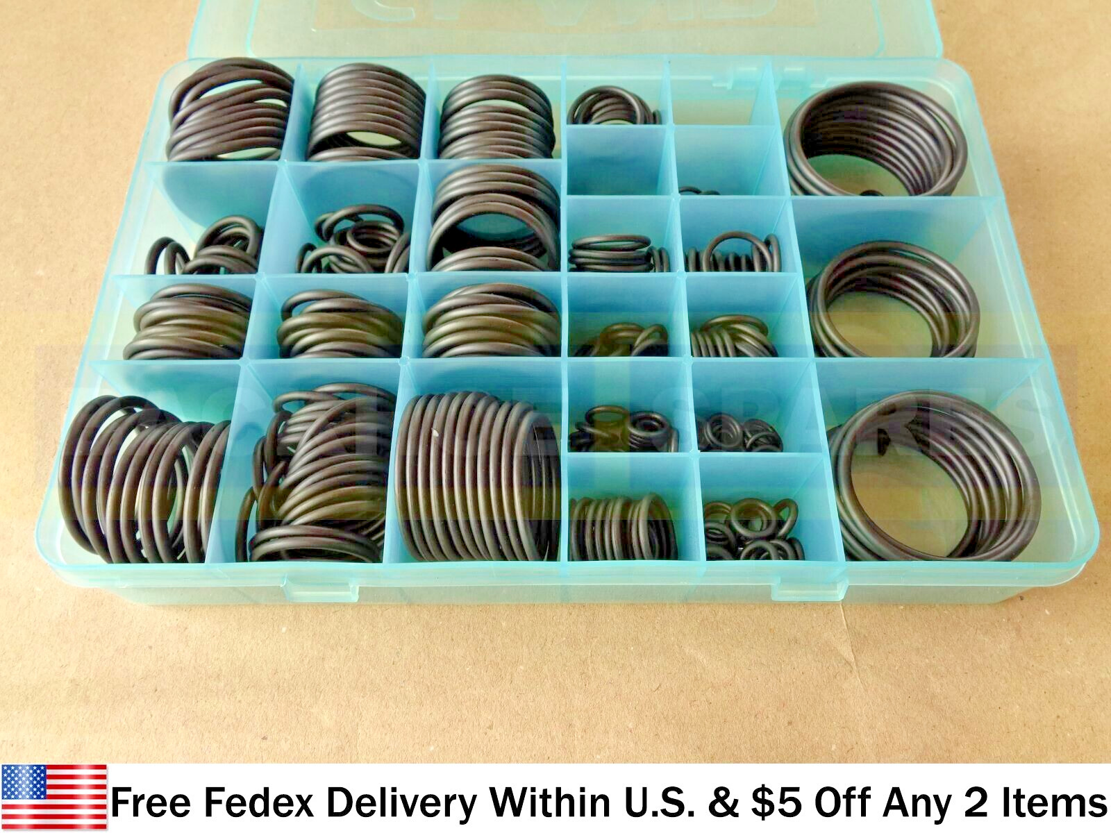 KOMATSU PARTS – GLANT MASTER O RING SEAL KIT, 435 PCS. NITRILE MATERIAL 90 SHORE