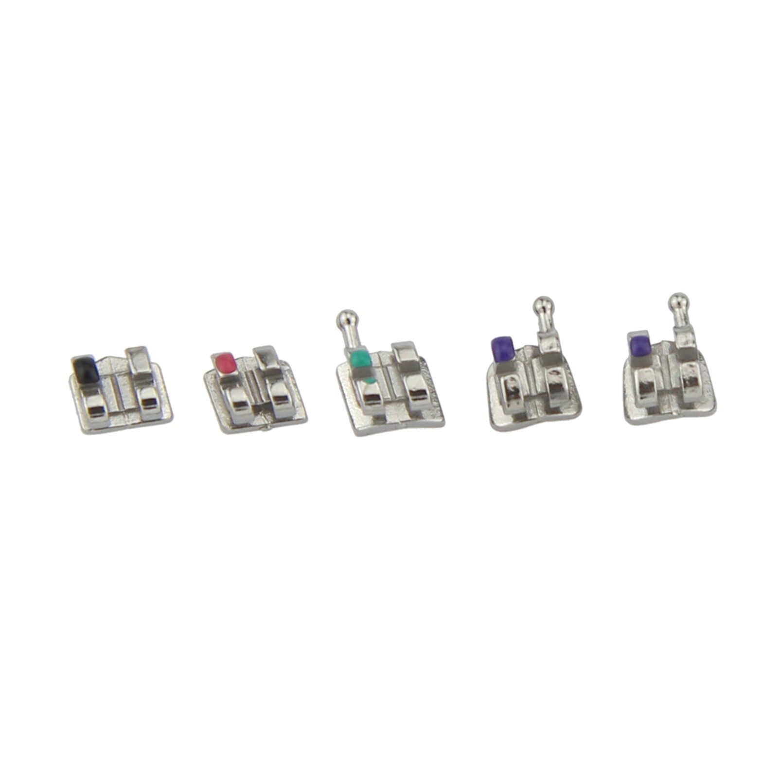 US Dental Orthodontic Metal Brackets MIM Mini Braces Roth MBT 022 018 345 Hooks