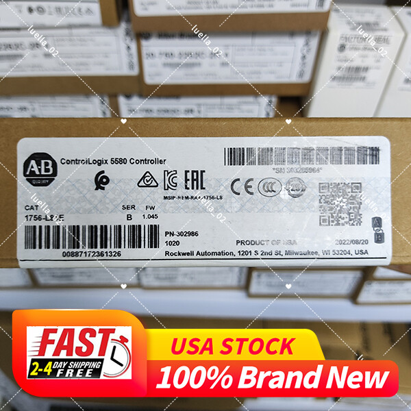 Allen Bradley 1756-L81E ControlLogix 5580 Controller New Sealed Free Shipping