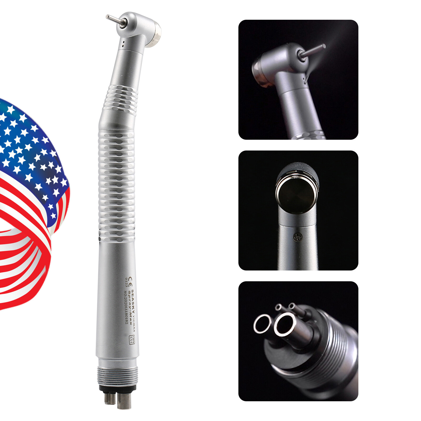 SEASKY NSK Pana Max Dental High Speed Turbine Handpiece Push 4-Hole 1-20*