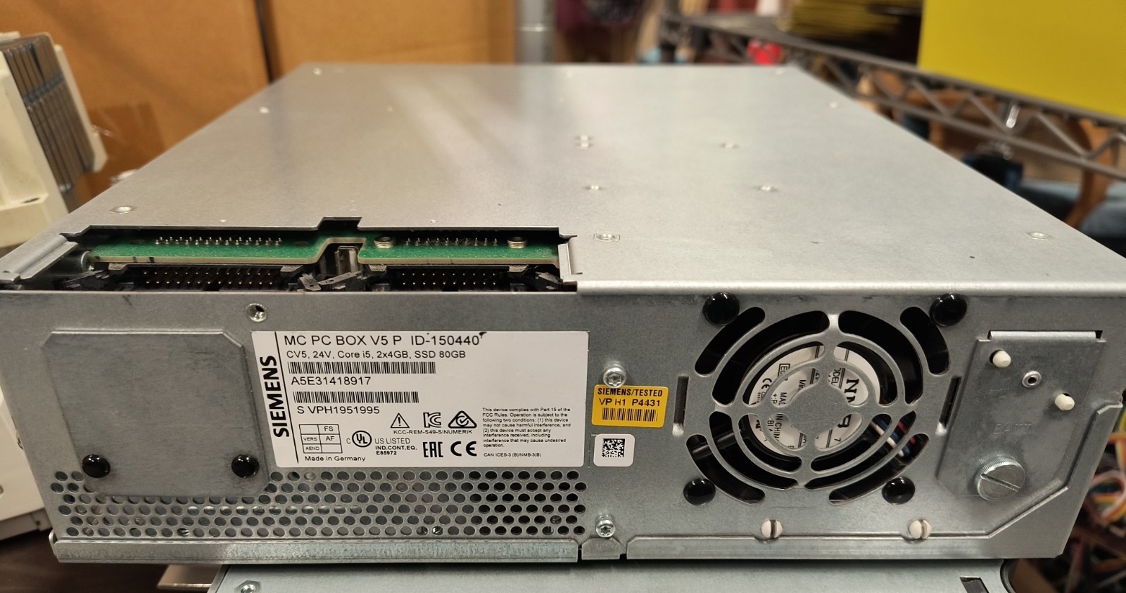 Siemens MC PC Box V5 P – 24v, Core i5, 2×4 GB, SSD 80gb