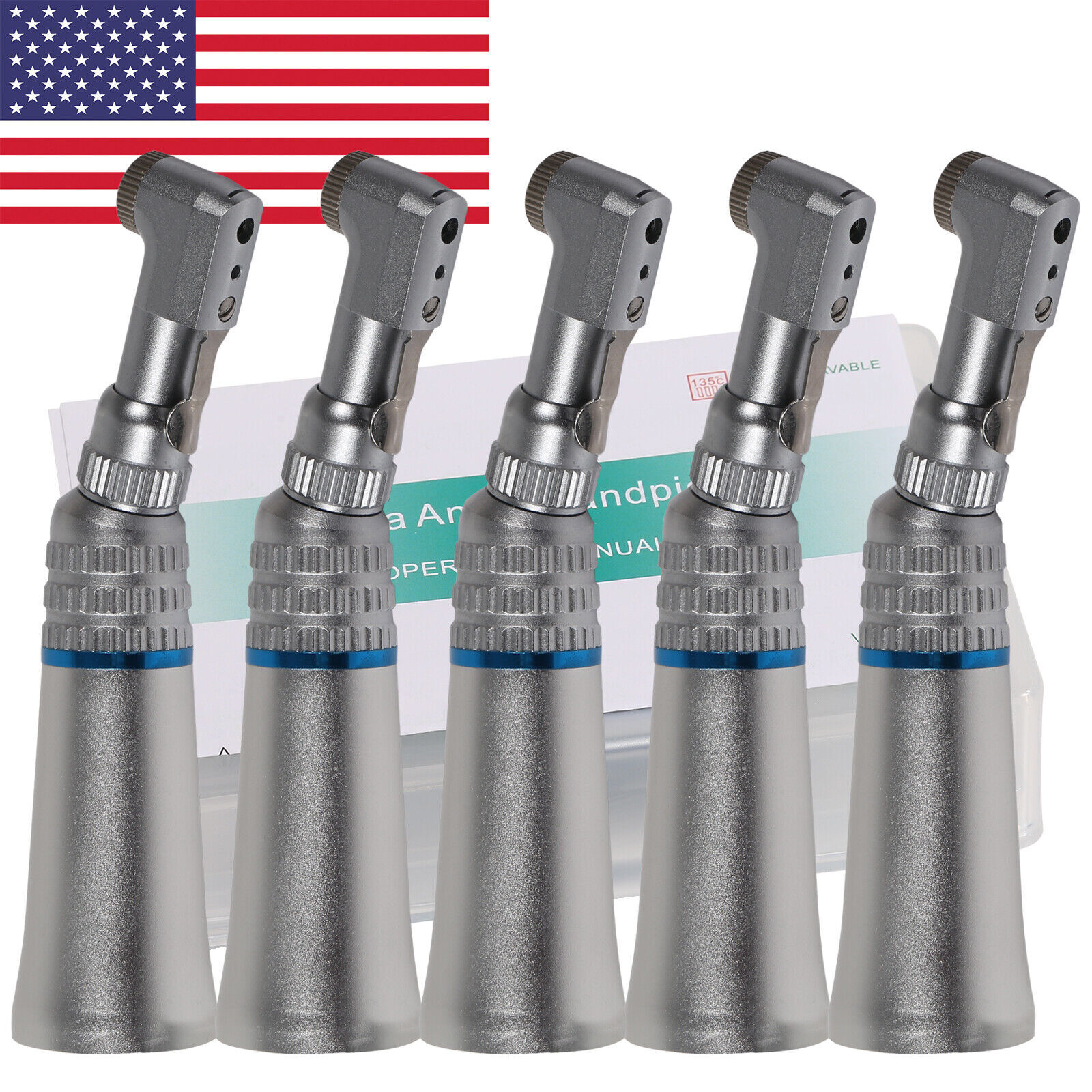 NSK Style Dental Slow Speed Handpiece Contra Angle Latch Head E-type Attach Qa