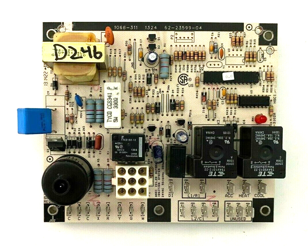 Ruud Rheem 1068-311 62-23599-04 Control Circuit Board used #D246**