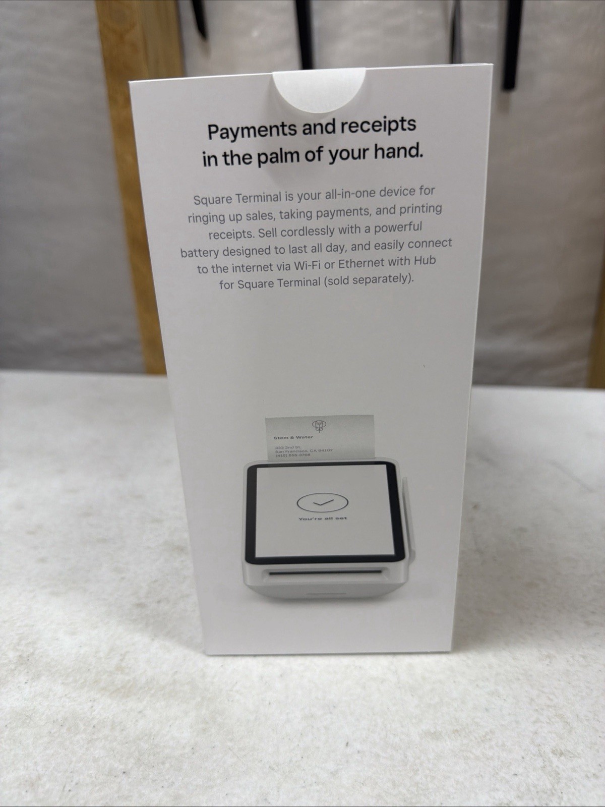 Sealed Square Terminal – Credit Card Machine | Mobile POS SPD2-01