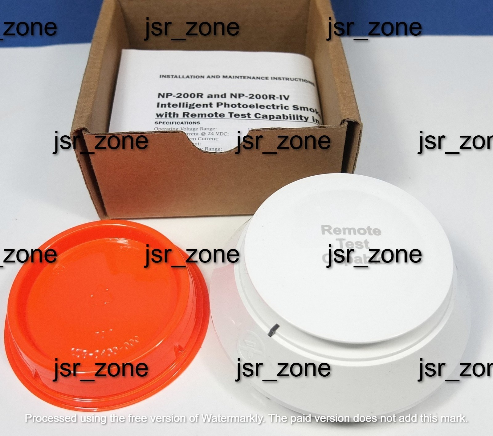 BRAND NEW NP-200R Notifier Photoelectric Smoke Detector “White”