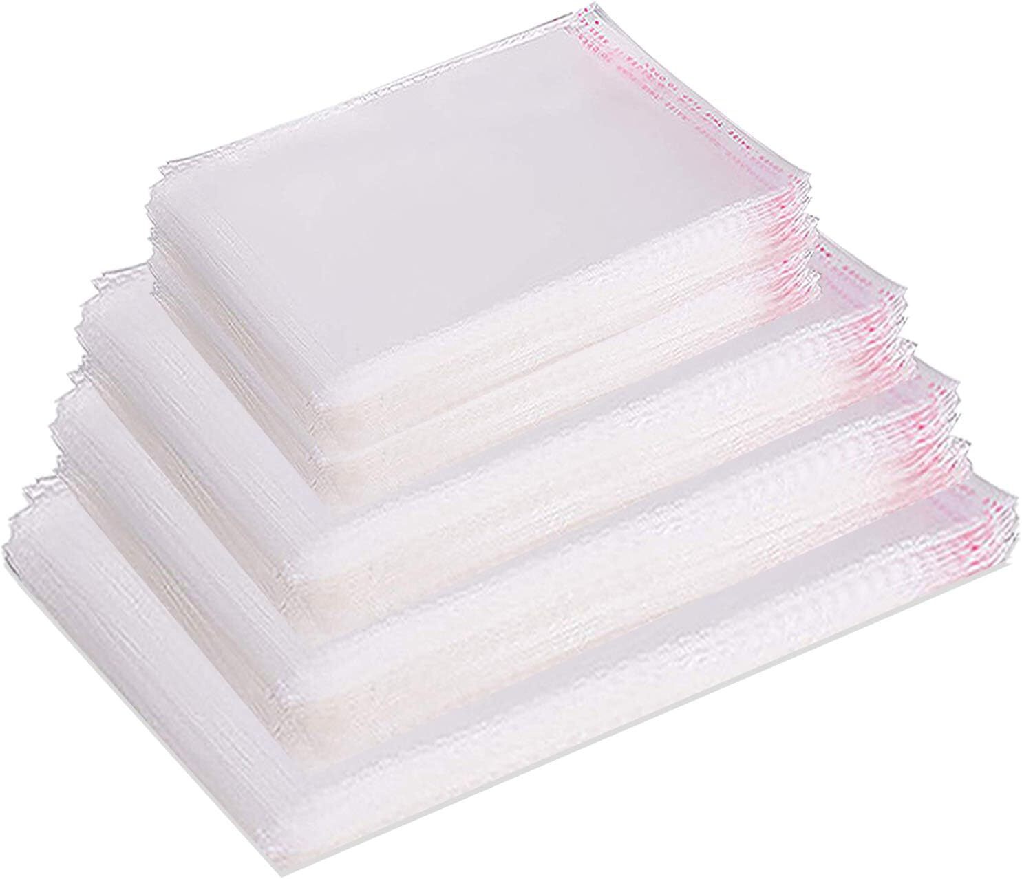 Clear Resealable Self Sealing Cello Cellophane Bag Plastic OPP Poly Bag Any Size