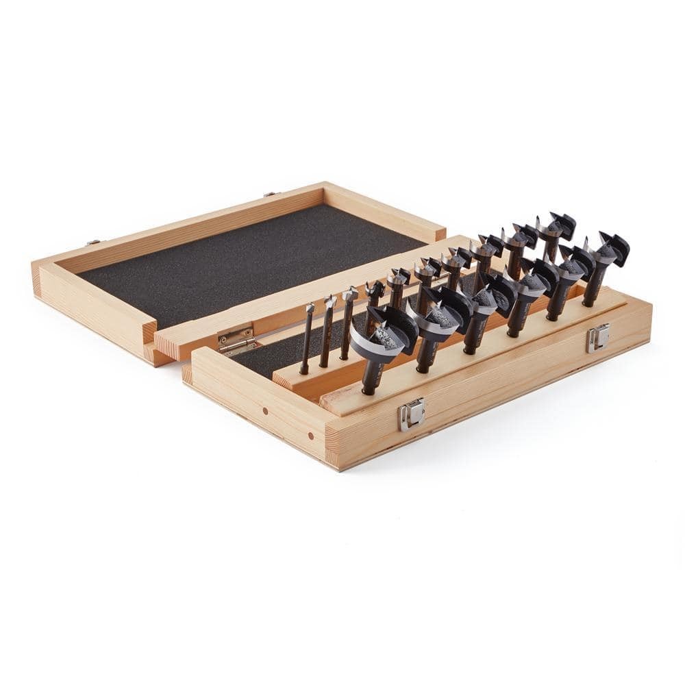BORA Tempest Forstner Drill Bit Set -1/4″ to 2-1/8″ – Precision Bits by Fisch