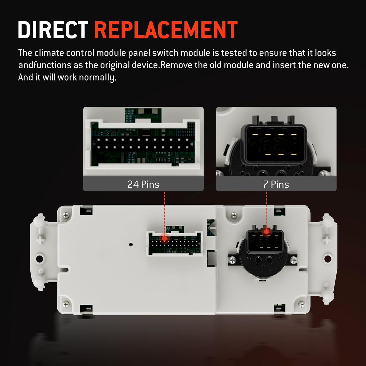 599-210XD Climate Control Module AC Control Panel Fit for 2003-2007 Chevy GMC B