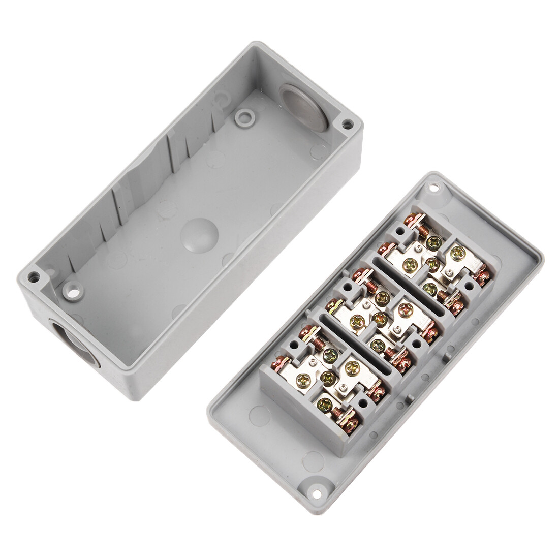 Forward Reverse Stop Momentary Push Button Control Switch Box 10A