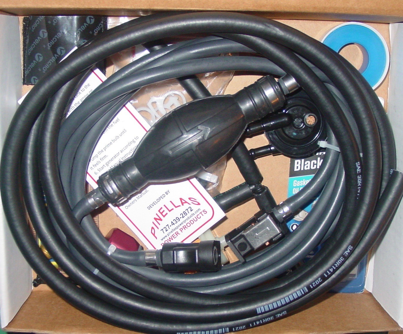 Generator Predator 9500 Extended Run Time Remote Aux Fuel Line Kit 459cc Engine