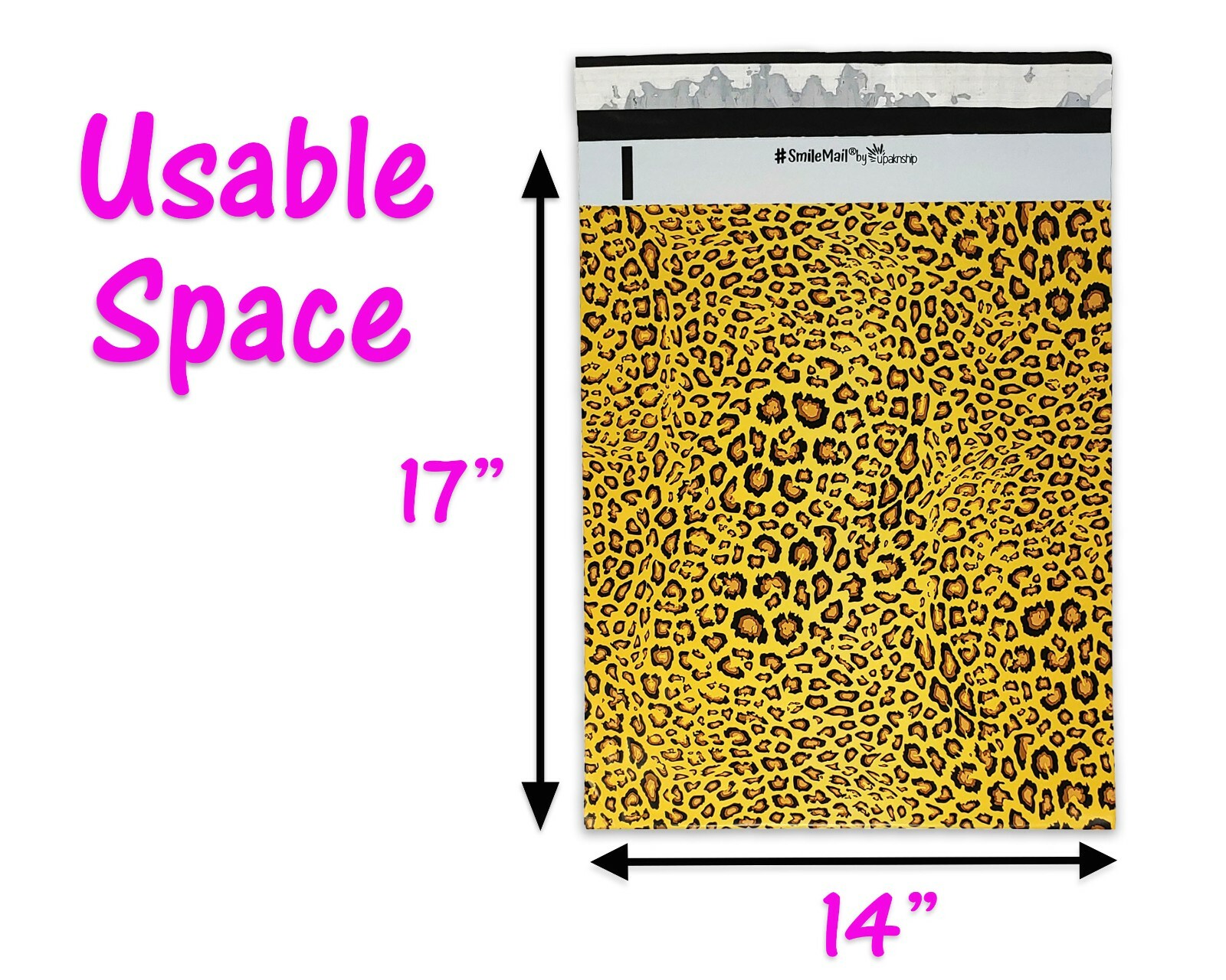 14×17 Leopard, Cloud, Marble, Roses, Butterfly 5 Designer Poly Shipping Mailers!