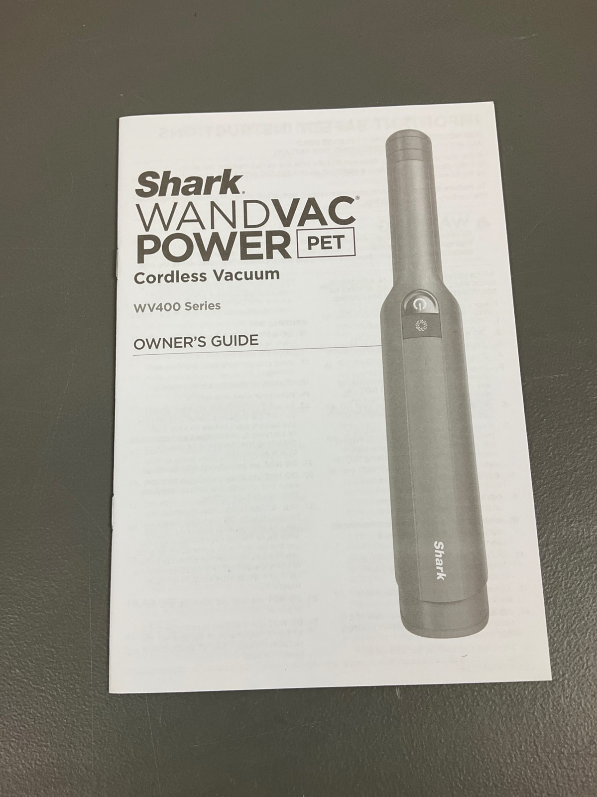 Shark WANDVAC QV410QGR Cord-Free Handheld Vacuum – Lightweight, Ergonomic for Qu