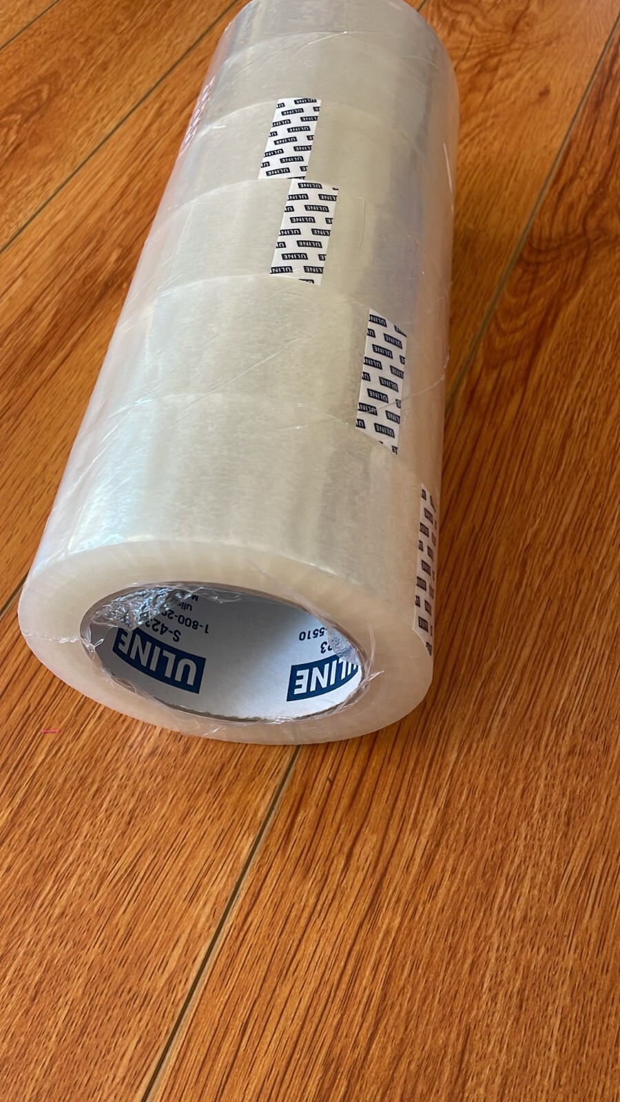 ULINE Industrial 2MIL Clear Packing Tape 2″ x 110 yds S-423 S-423-6, Pack of 6