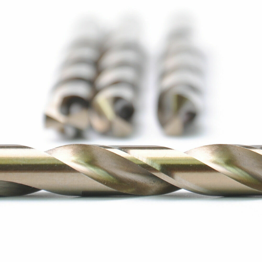Drillforce 1/16″-1/2″ Cobalt Drill Bit Set HSS M35 Jobber Length Metal Drill Bit