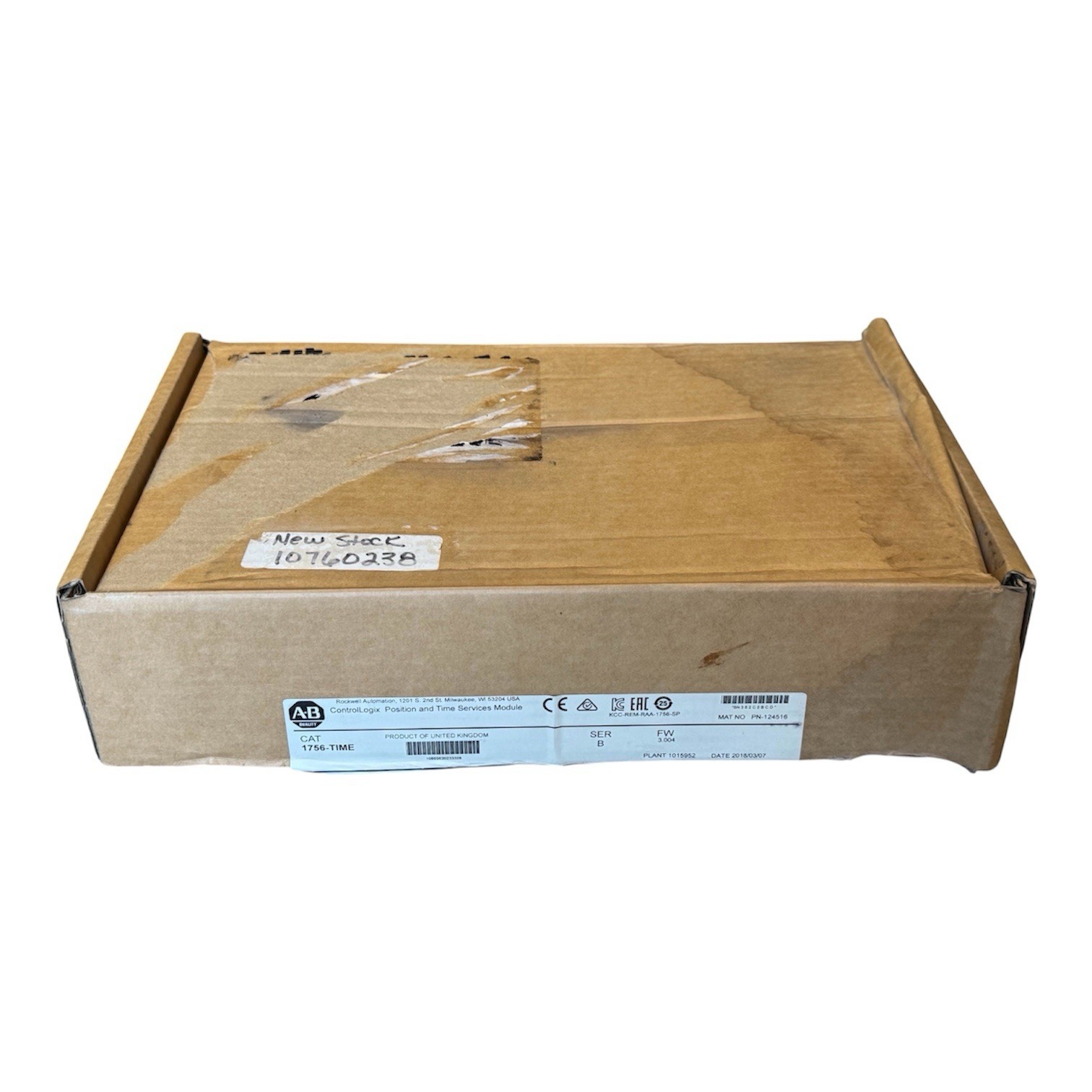 Surplus ALLEN BRADLEY 1756-TIME /B ControlLogix POS/TIME SERVICE MODULE 1756TIME