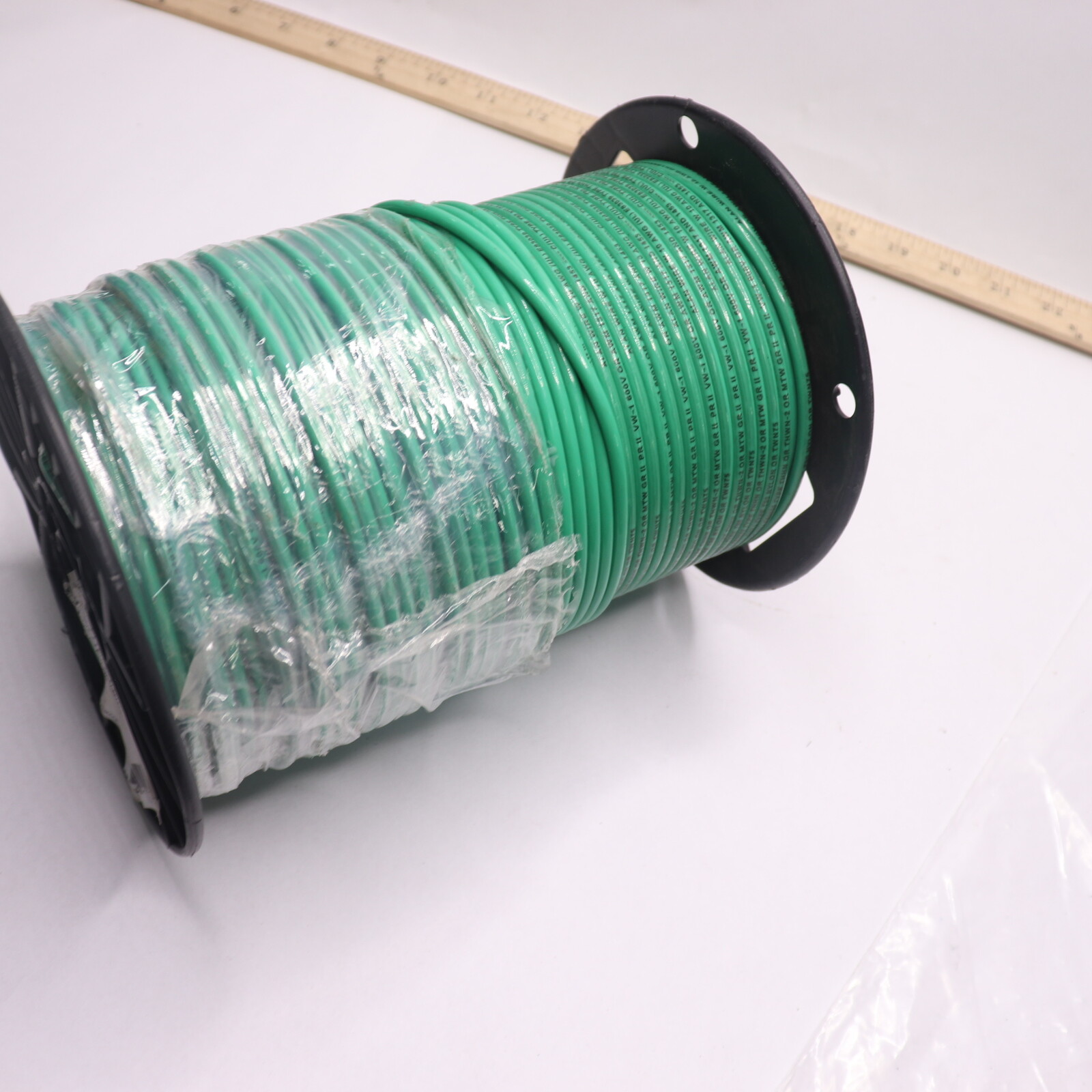 Strand Nylon T-90 10 AWG 19 600V Green 500′ THHN-THWN-2