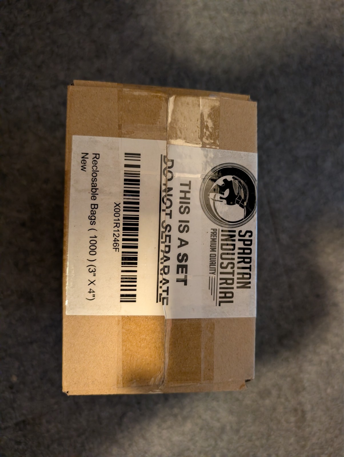 Spartan Industrial 3″ x 4″ Reclosable Zip Bags – 1,000 Count – Clear Poly Plasti