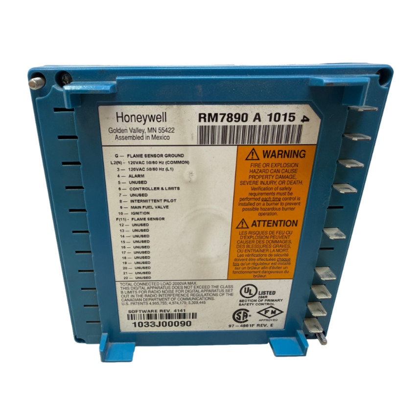 Honeywell RM7890 A 1015 Burner Control