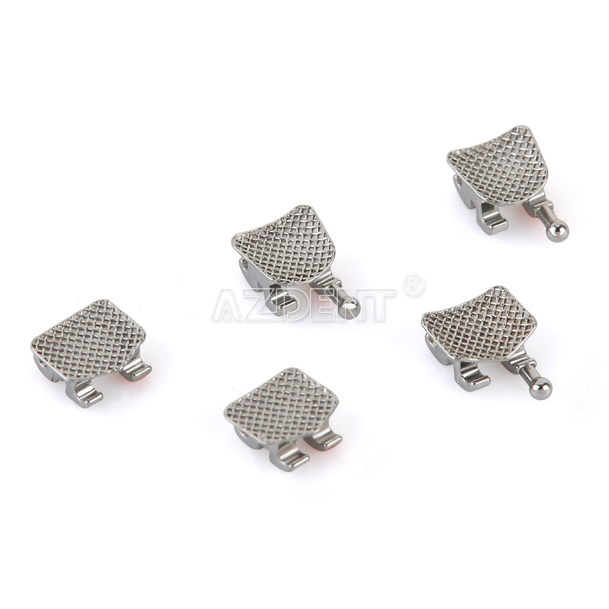 20 Packs Dental Orthodontic Brackets Mini/Standard MBT/Roth 022/018 Hooks 3 4 5