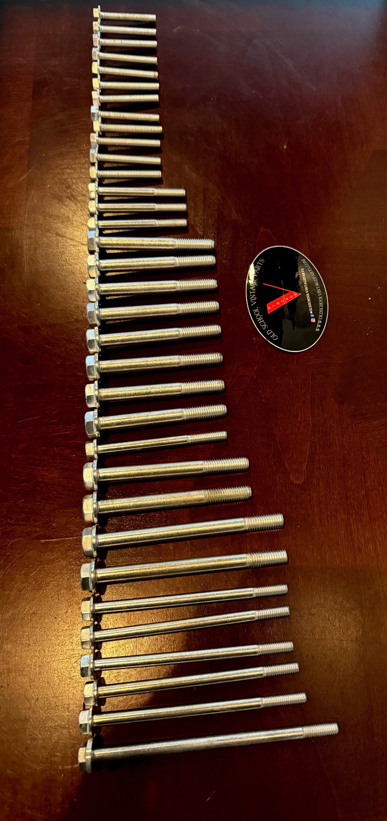OSVP-112 Kawasaki Z1,KZ900, KZ1000 Lower Engine Case bolt set