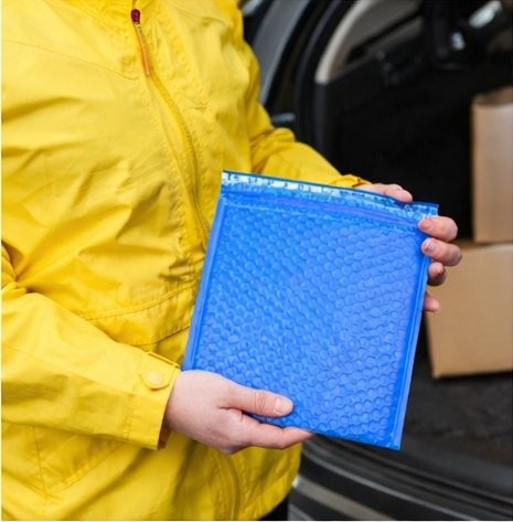 250 #0 6×10 Blue Poly Bubble Envelopes Padded Shipping Mailers 6″x10″
