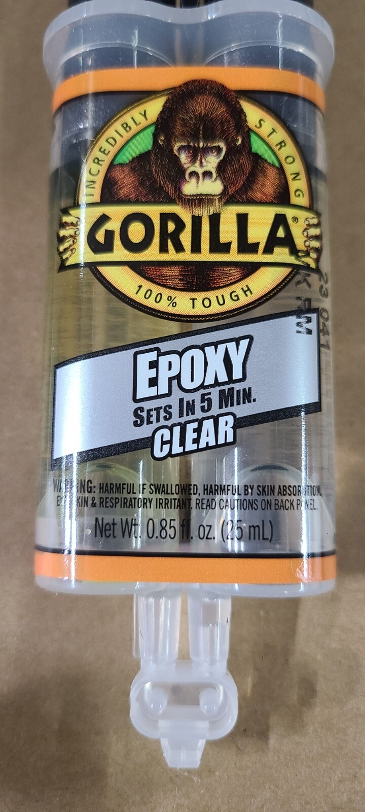 (2) Gorilla Epoxy Glue Liquid 0.85 oz/ Syringe – Clear