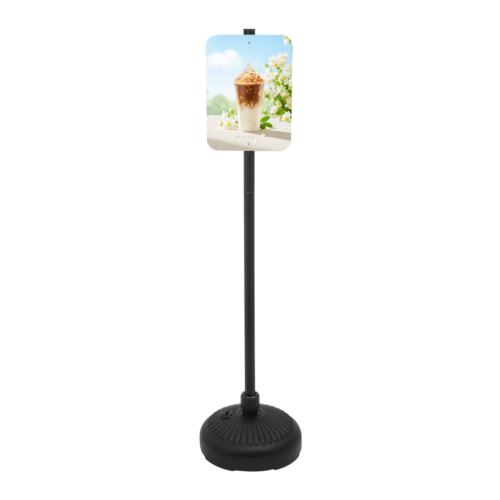 Dual-Sided Sign Holder Stand For Indoor and Outdoor Use, Floorstanding Sign Hold