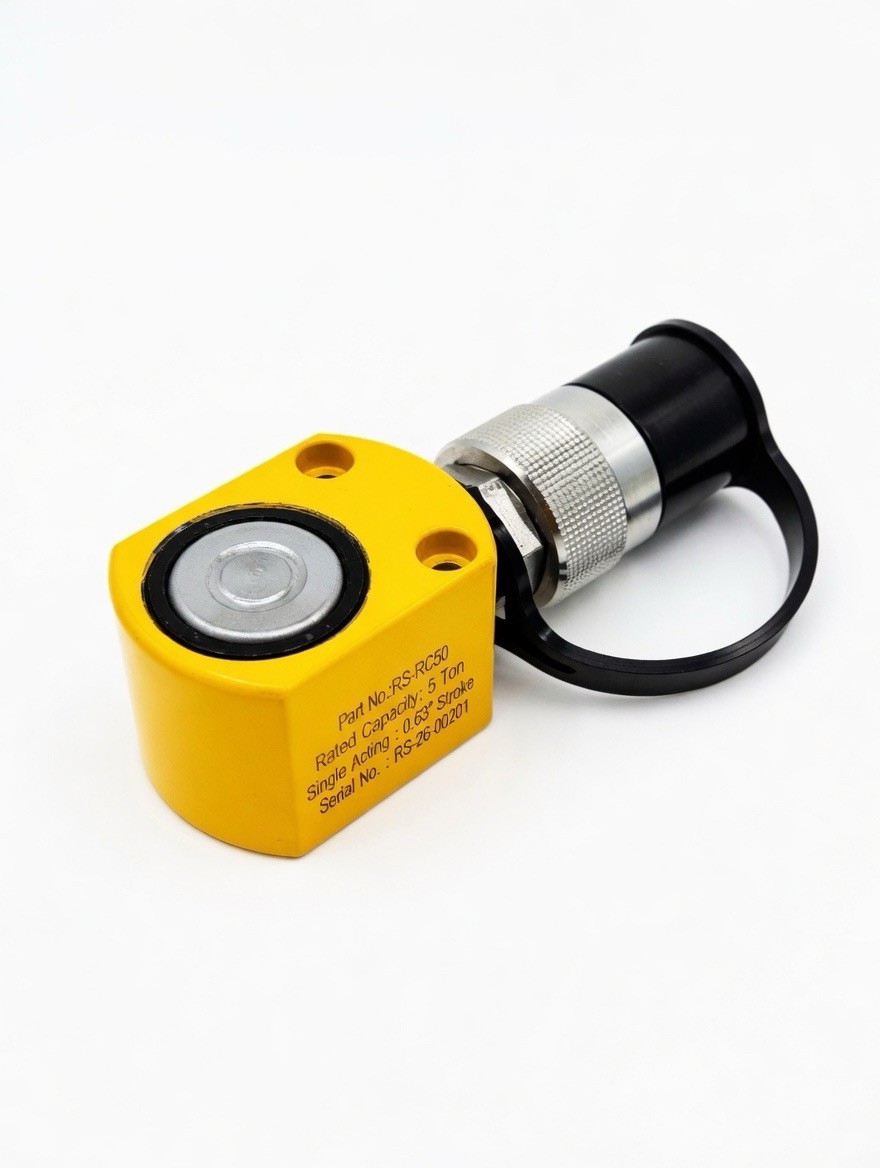 5 Ton 0.63 in Stroke Hydraulic Cylinder RC50 Enerpac Clone.