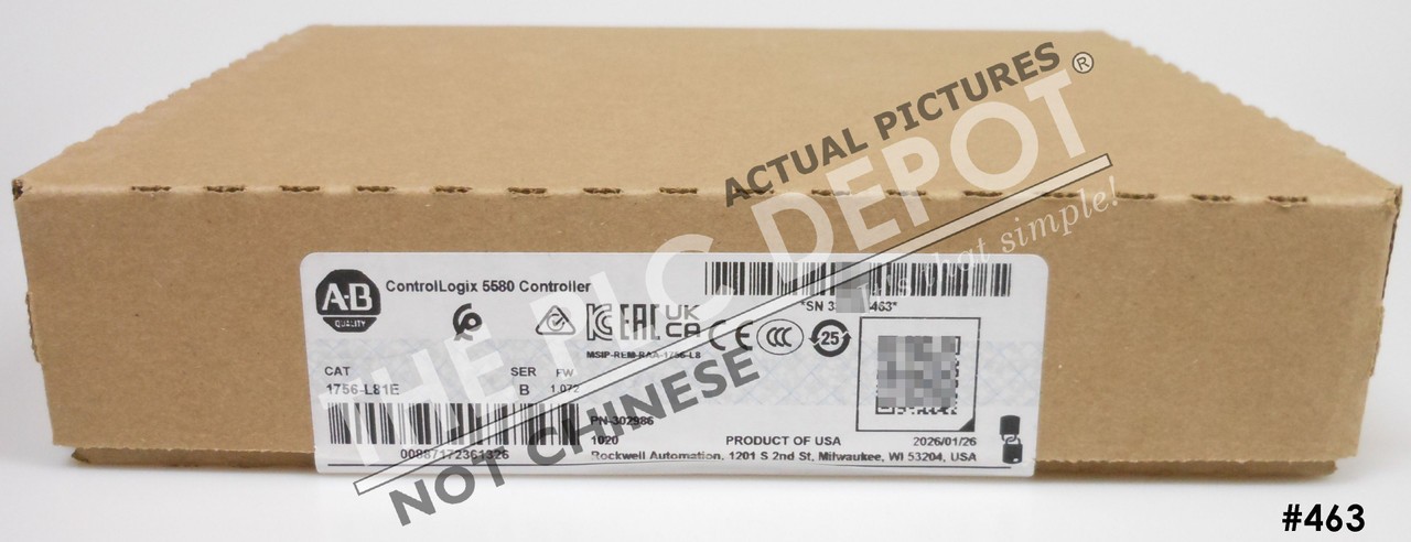 2026 SEALED Allen Bradley 1756-L81E Series /B ControlLogix [REAL US SELLER] #QTY