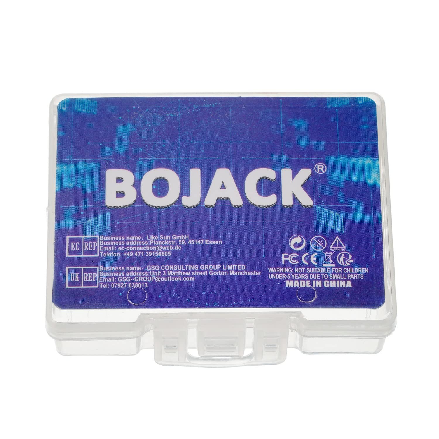 BOJACK T5AH250V 5x20mm 5A 250V Slow-Blow Ceramic Fuses 5 amp 250 Volt