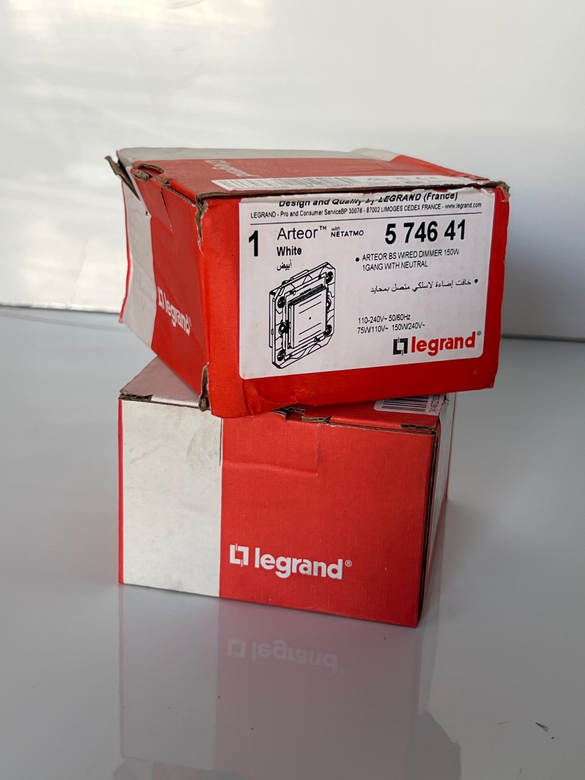 (Lot 2 Pcs) Legrand 574641 Arteor BS Wired Dimmer