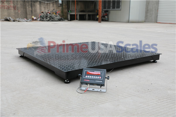 2,000 LB x 0.5 LB NTEP Optima 4′ x 4′ Floor, Pallet Scale