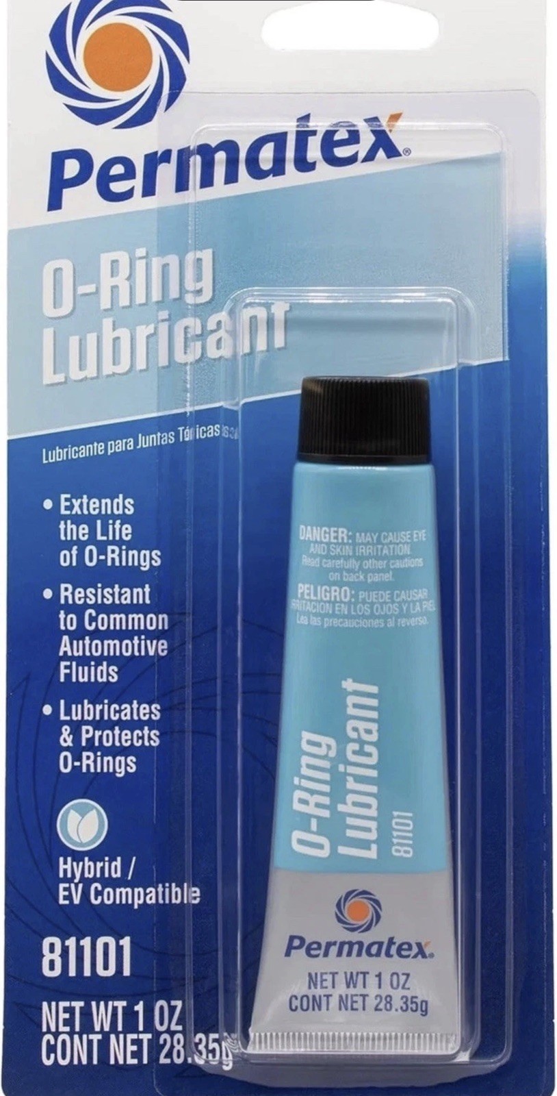 Permatex 81101 O-Ring Lubricant Lubricates & Extends Life of O-Rings, 1 OZ