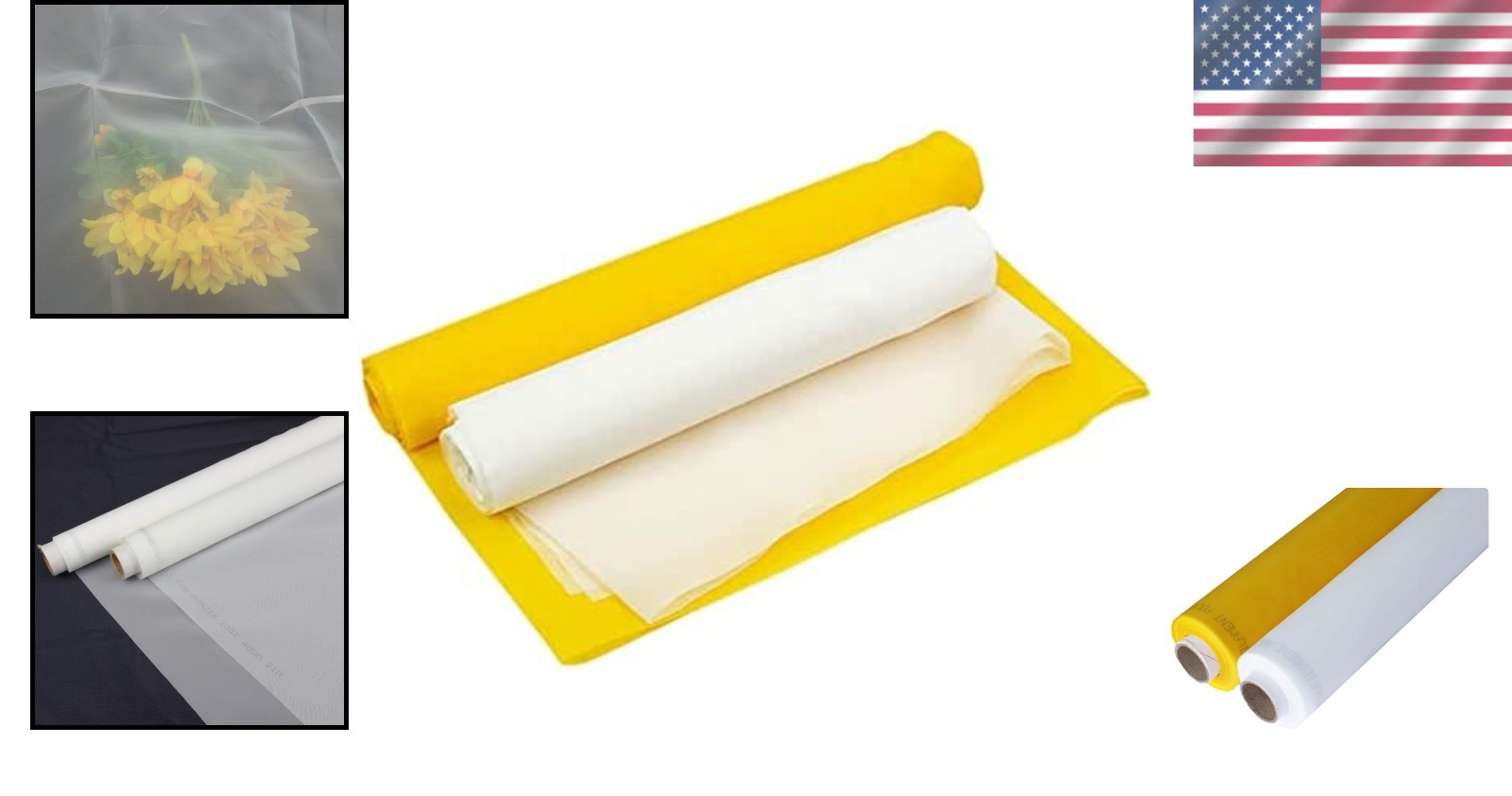 Silk Screen Printing Mesh Fabric 100 110 120 140 160 180 200 250 300 Mesh Roll
