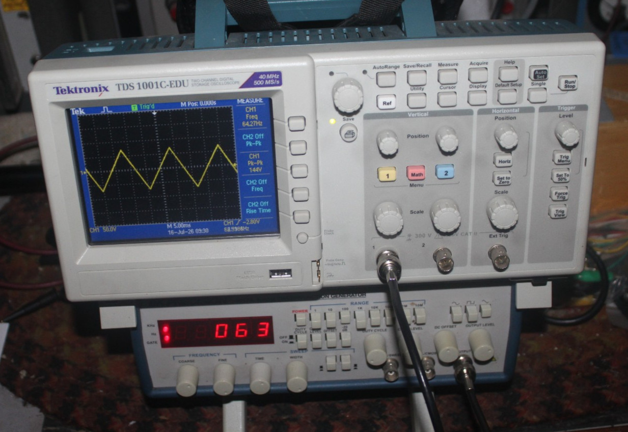 B&K Precision 4017A sweep function generator w/counter