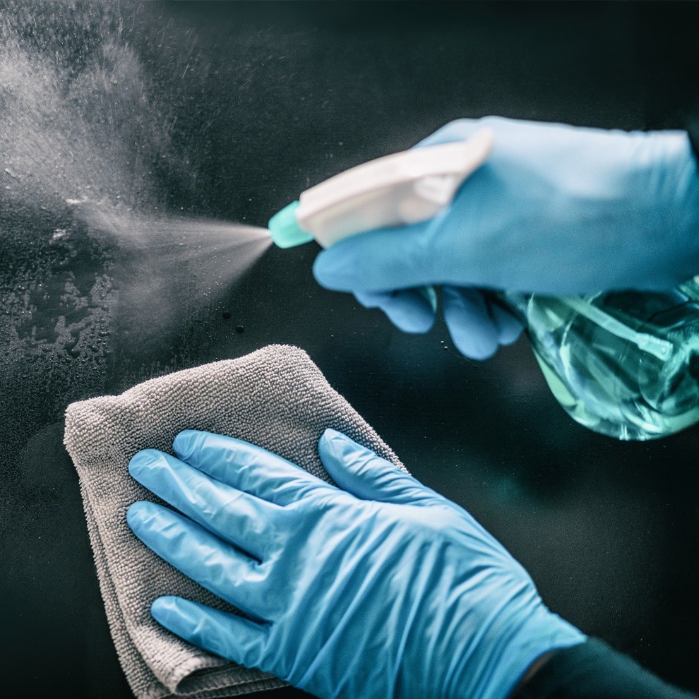 GP Craft Medium Blue Nitrile Gloves 4 Mil Latex-Free Disposable 1000 Count